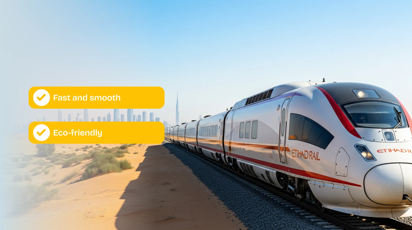 Dubai to Abu Dhabi by Train